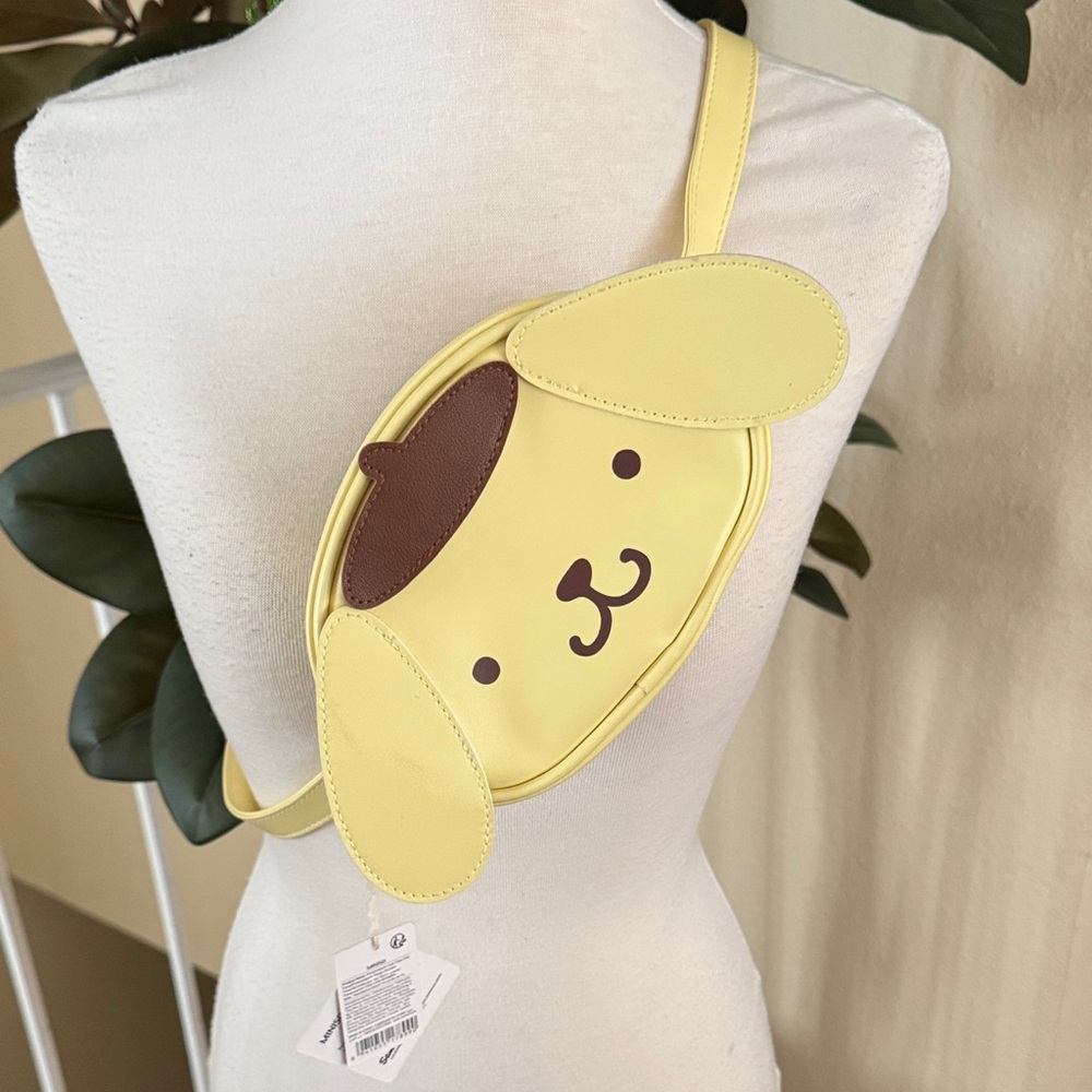 Sanrio Pompompurin x Miniso Face Crossbody BeltBag Fanny Pack